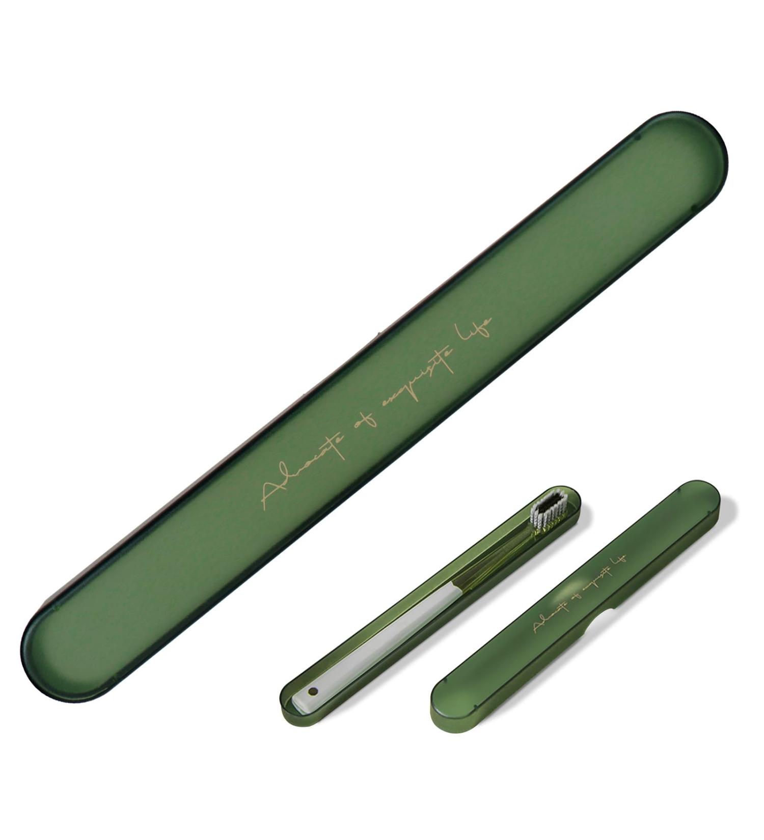 Antibacterial Travel Toothbrush Case Portable Breathable Toothbrush Holder Travel Essentials Toothbrush Cover for Women Leak Hole Translucent Design Toothbrush Storage Box for Travel Business Home Camping School(Green) Green*1 - Buy Online on GoSupps.com