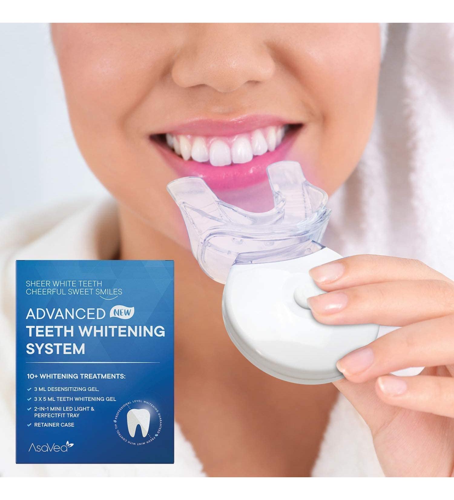 VWg100 Teeth Whitening Set with LED Light - Brighten Your Smile | 1 Pack (1 Piece) - Fast International Shipping - Buy Online on GoSupps.com