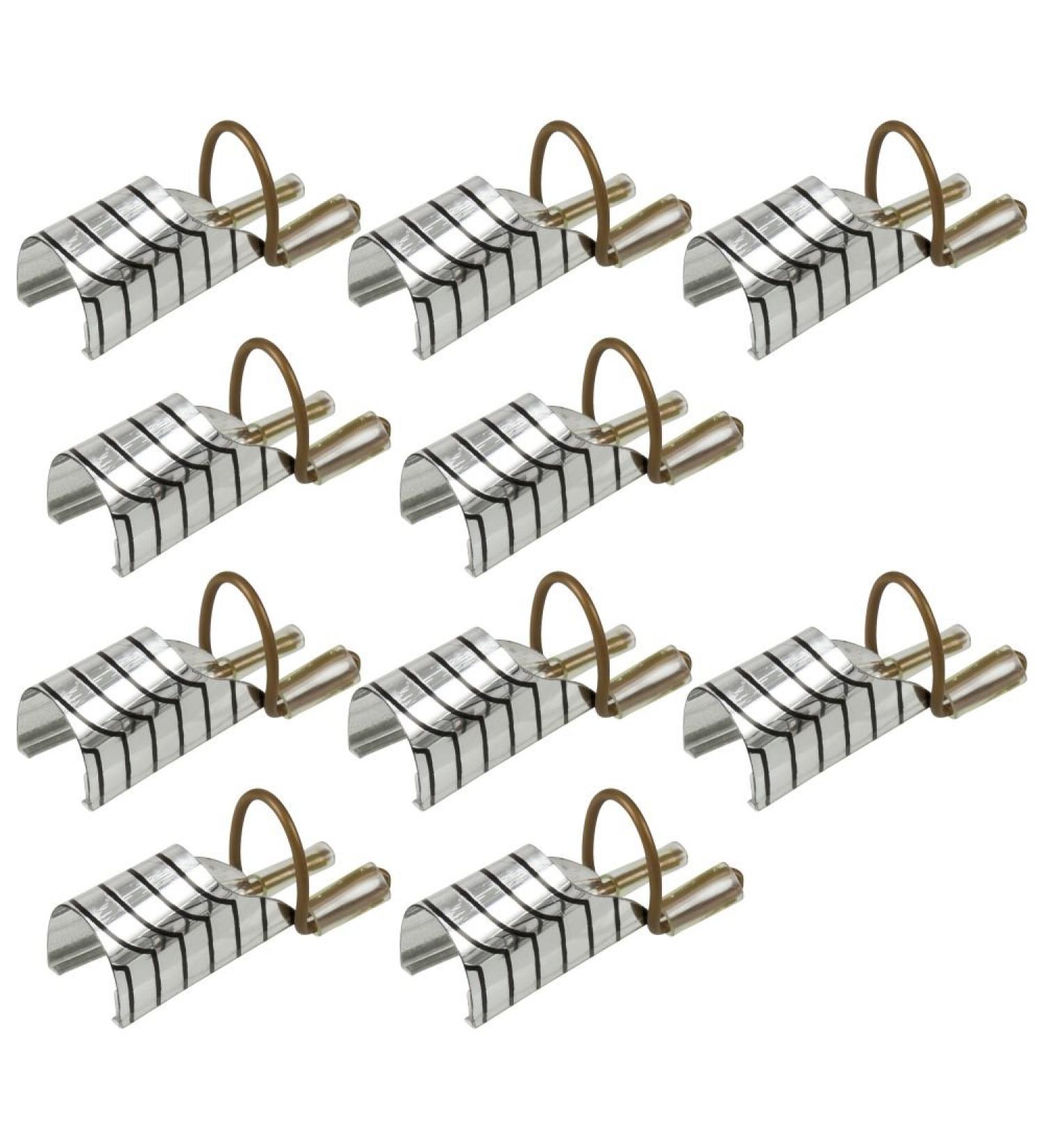 10X reusable stencils U-shape for UV gel/acrylic