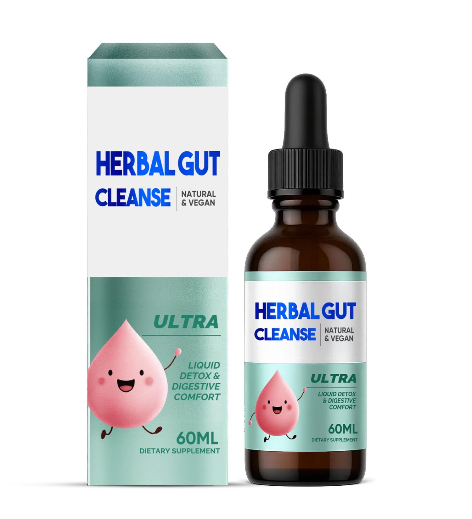 Kids Herbal Gut Cleanse Drops Parasite Cleanse for Humans Liquid with Wormwood Black Walnut & Probiotics Supports Digestive & Overall Gut Health for Children (2 oz) - Buy Online on GoSupps.com