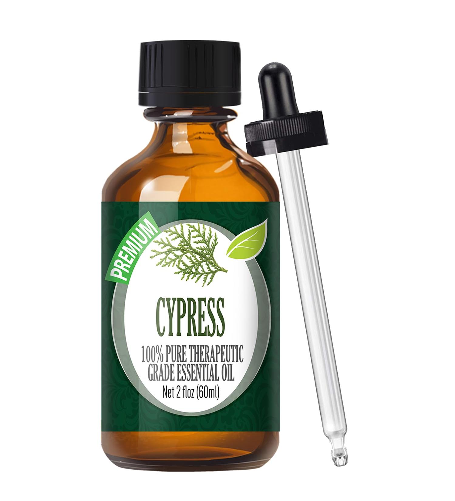 Buy Healing Solutions Cypress Essential Oil - 60ml (2oz) | Premium Quality Aromatherapy Oil for Relaxation & Wellness - Ships Internationally - Buy Online on GoSupps.com