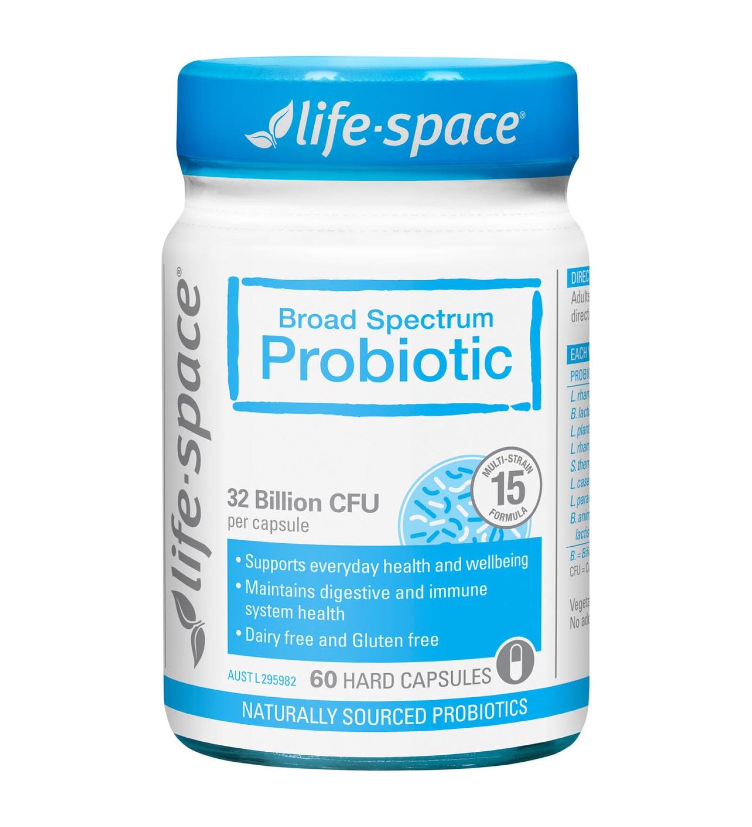 Life Space Broad Spectrum Probiotic 60 Capsules - Buy Online on GoSupps.com