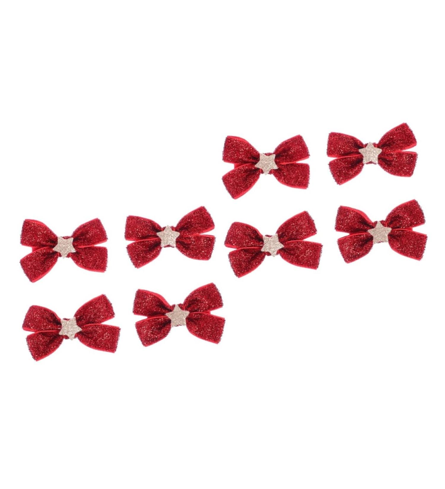 ABOOFAN 4 Pairs Bow Tie Bowknot Hairbands Barrette Ponytail Hair Ties Elastic Hair Band Elastic Hair Tie Christmas Bowknot Hairpin Bowknot Barrette Bride Star Shape Fabric Props - Buy Online on GoSupps.com