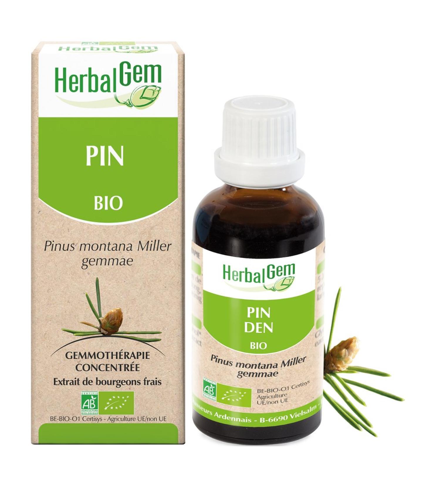 Herbalgemm - Macerate Mother - Organic Mountain Pine - Concentrated Gemmotherapy Food Supplement - Fresh Bud Extract - For Ai - Buy Online on GoSupps.com