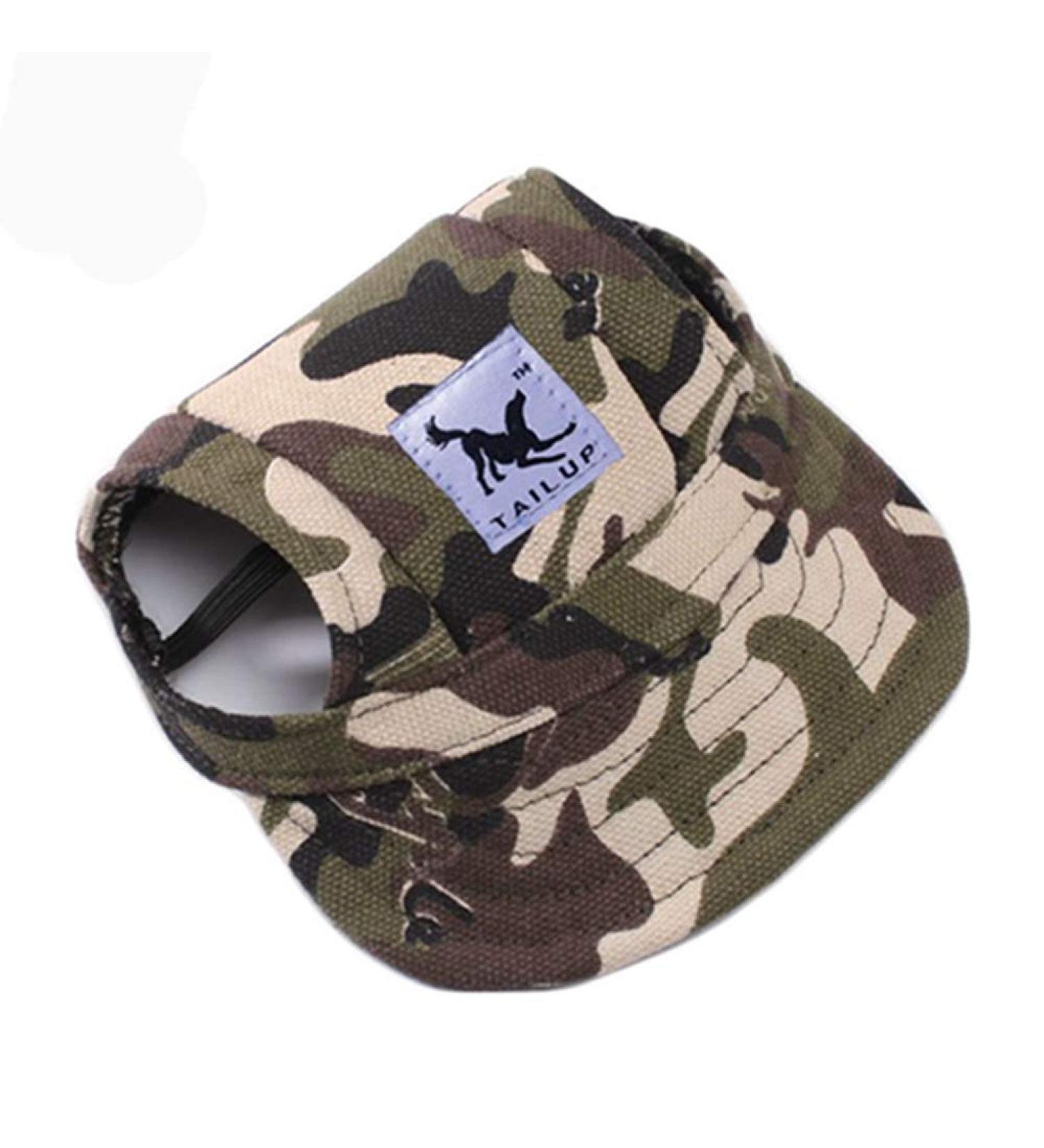 EGURS Dous Baseball Hats & Peace Sunbonnet for Dogs & Cats - Camouflage Caps for Small Medium & Large Pets - Buy Online on GoSupps.com