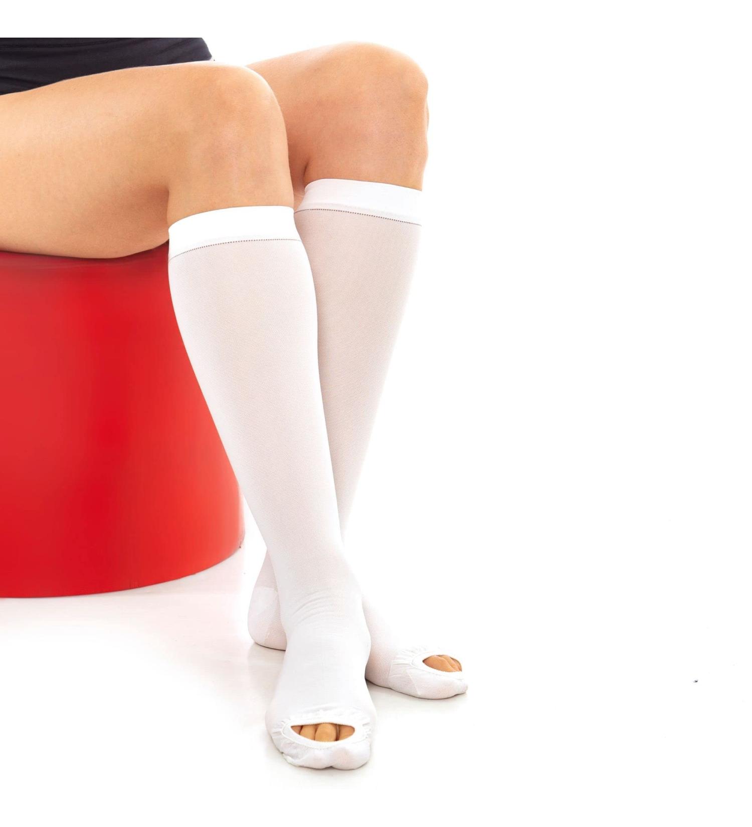 Knee High Compression Stockings 15-20 mmHg for Plus Size (XXL) - Moderate Support International Shipping Available - Buy Online on GoSupps.com