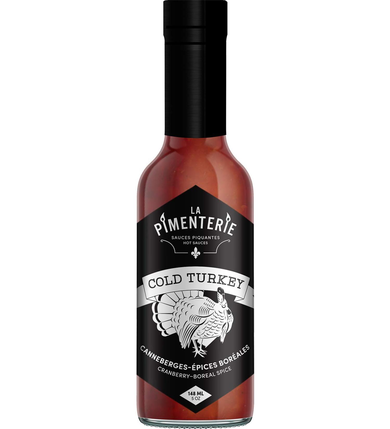 La Pimenterie Hot Sauce - Cold Turkey (Cranberry-Boreal Spice) 148ml - Buy Online on GoSupps.com