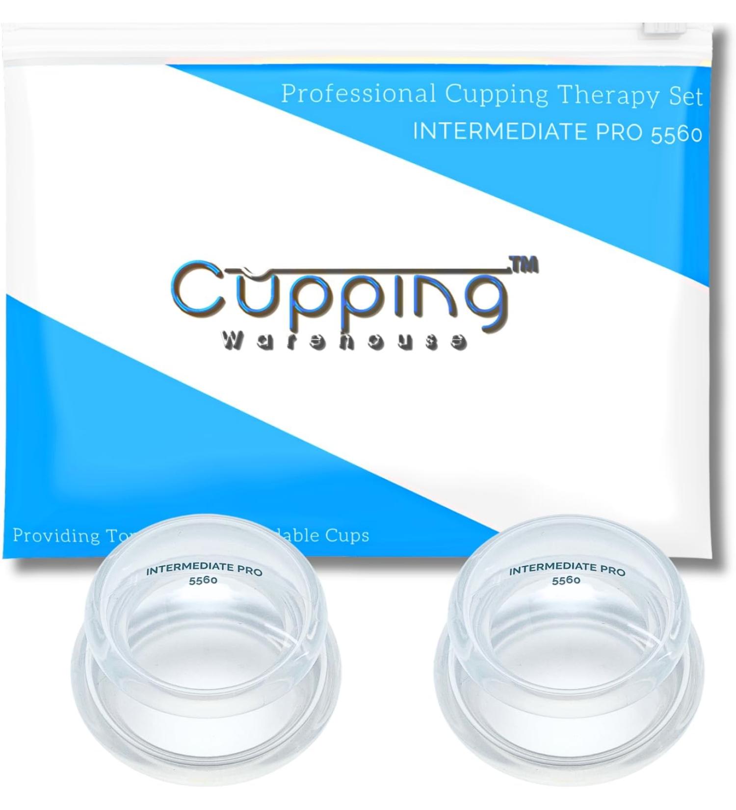 Cupping Warehouse TM Beginner Soft Supreme 2 Large Intermediate Cupping Therapy Set- Beginner Clinic & Home Use Silicone Cupping Set Suction Cups for Body - IP5560 - 2 Large - Buy Online on GoSupps.com