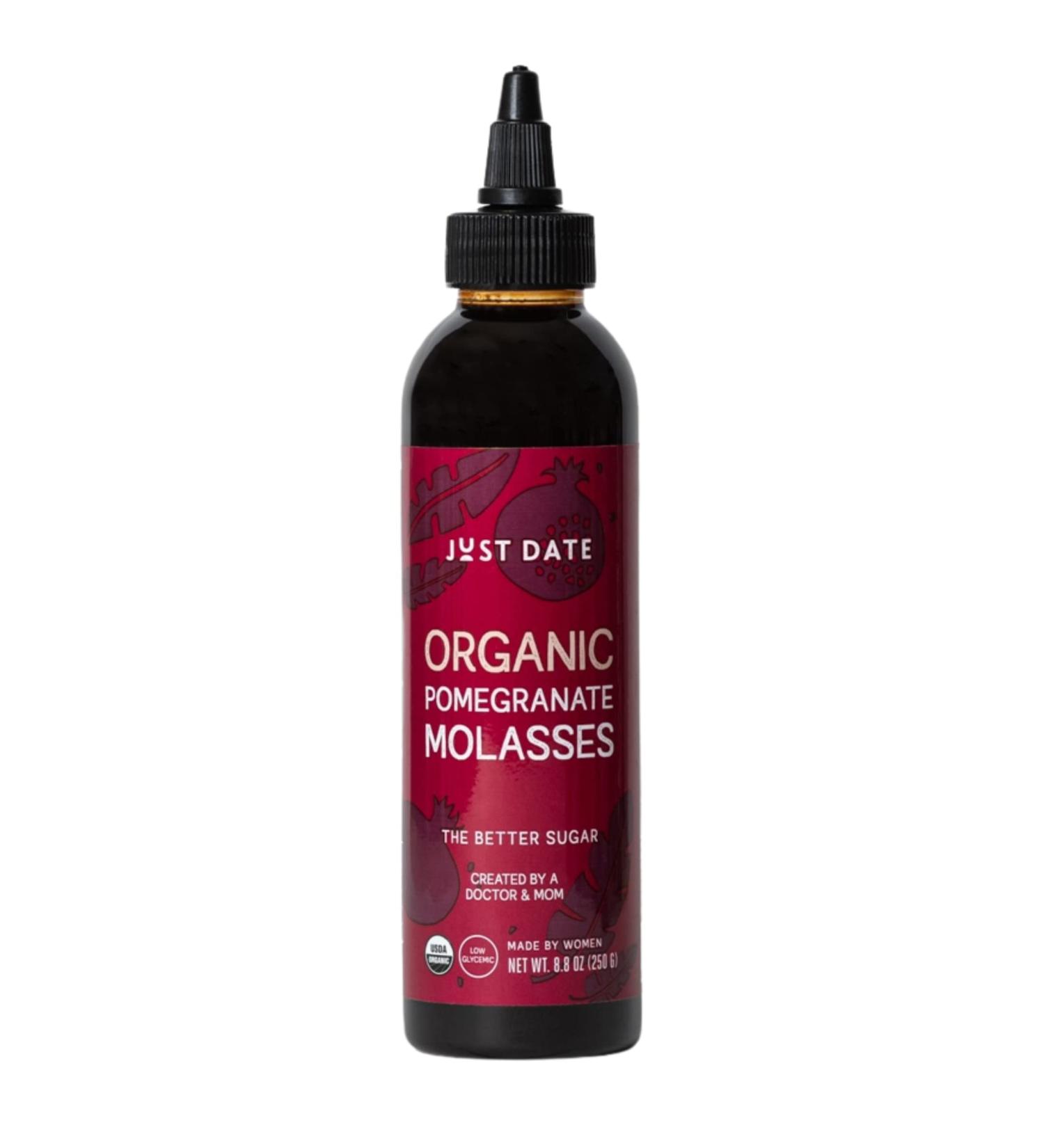 Organic Pomegranate Molasses: Just Date Syrup 8.8 oz - Pack of 1 - Buy Online on GoSupps.com