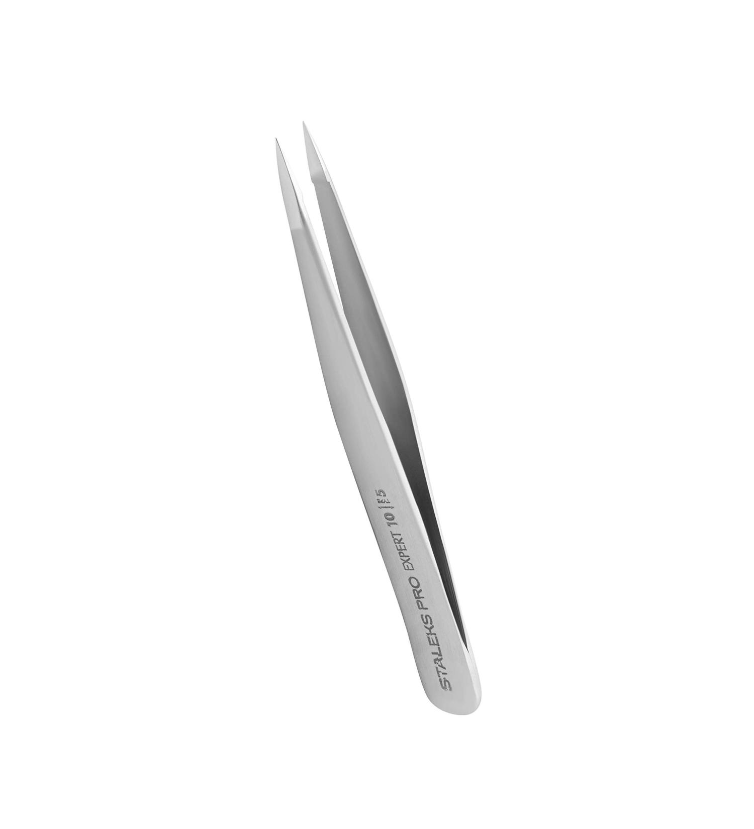 STALEKS PRO Type 5 Ingrown Hair Tweezers - Pinpoint Tip, Surgical Stainless Steel - Precision Tool for Experts and Professionals - Buy Online on GoSupps.com