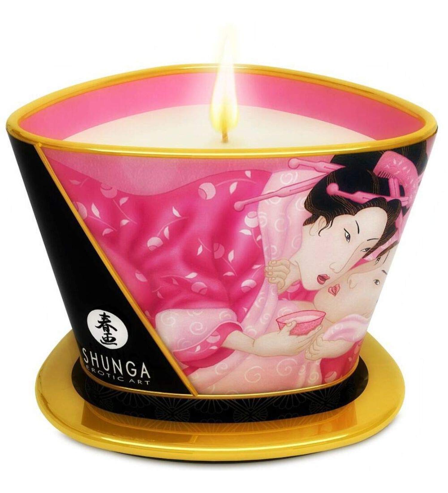 SHUNGA Aphrodisia Massage Wax Candle - 1 Piece Multi-Coloured | Premium Aromatherapy for Couples | International Shipping Available - Buy Online on GoSupps.com