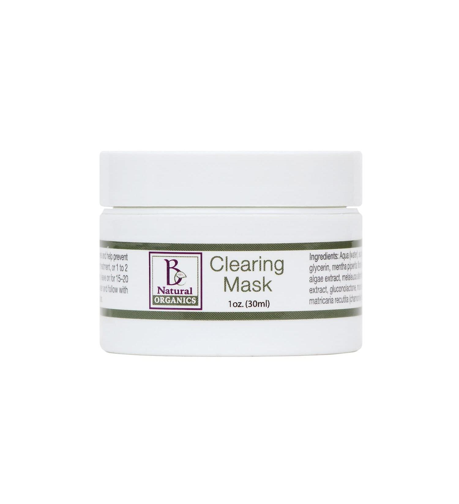 Be Natural Organics Clearing Mask 1 Oz (30 ml) - Buy Online on GoSupps.com