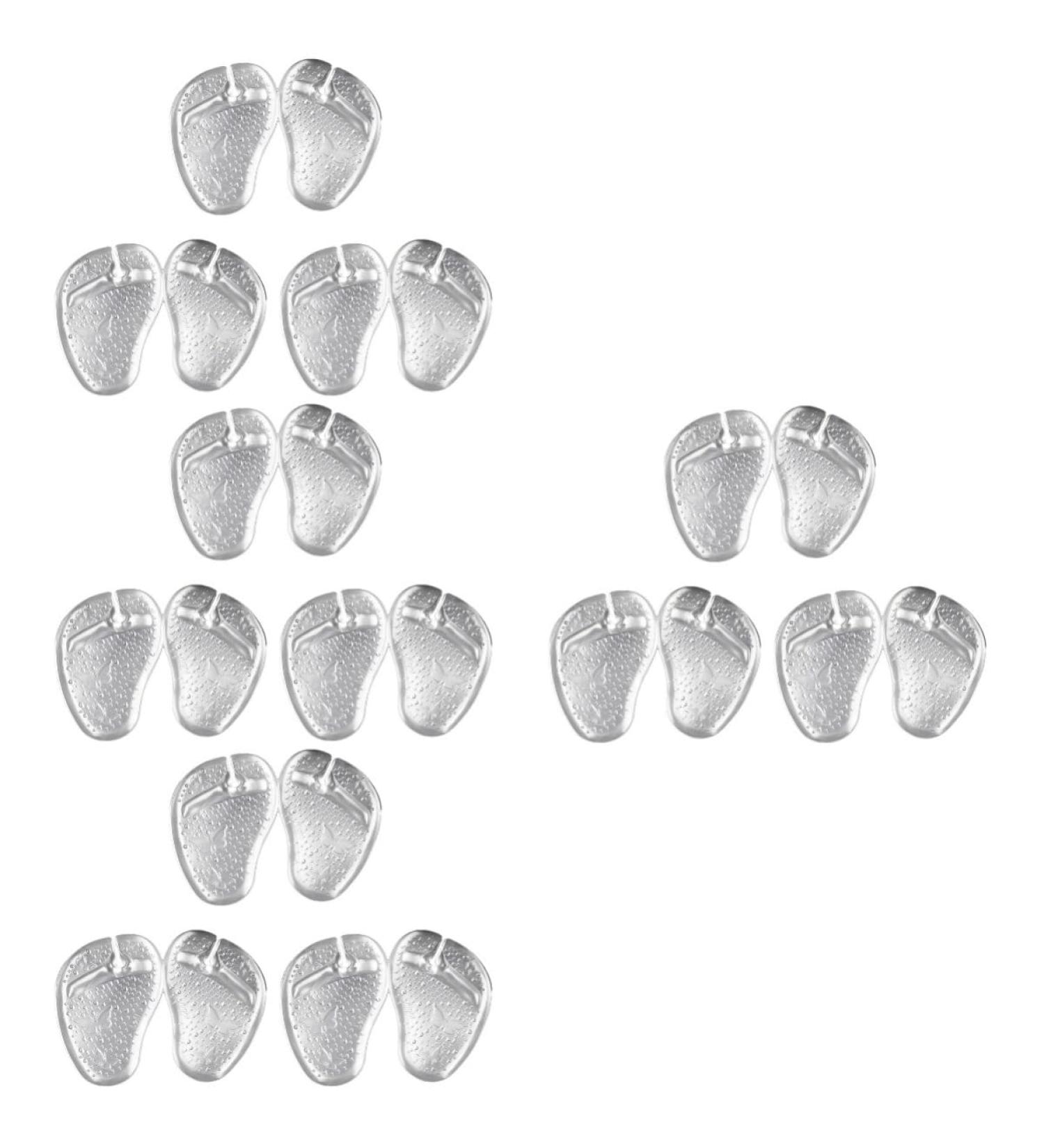 Mobestech 12 Pairs High Heel Insoles - Forefoot Slipper Pad Metatarsal Cushion Silicone Pads for Ultimate Comfort - Buy Online on GoSupps.com