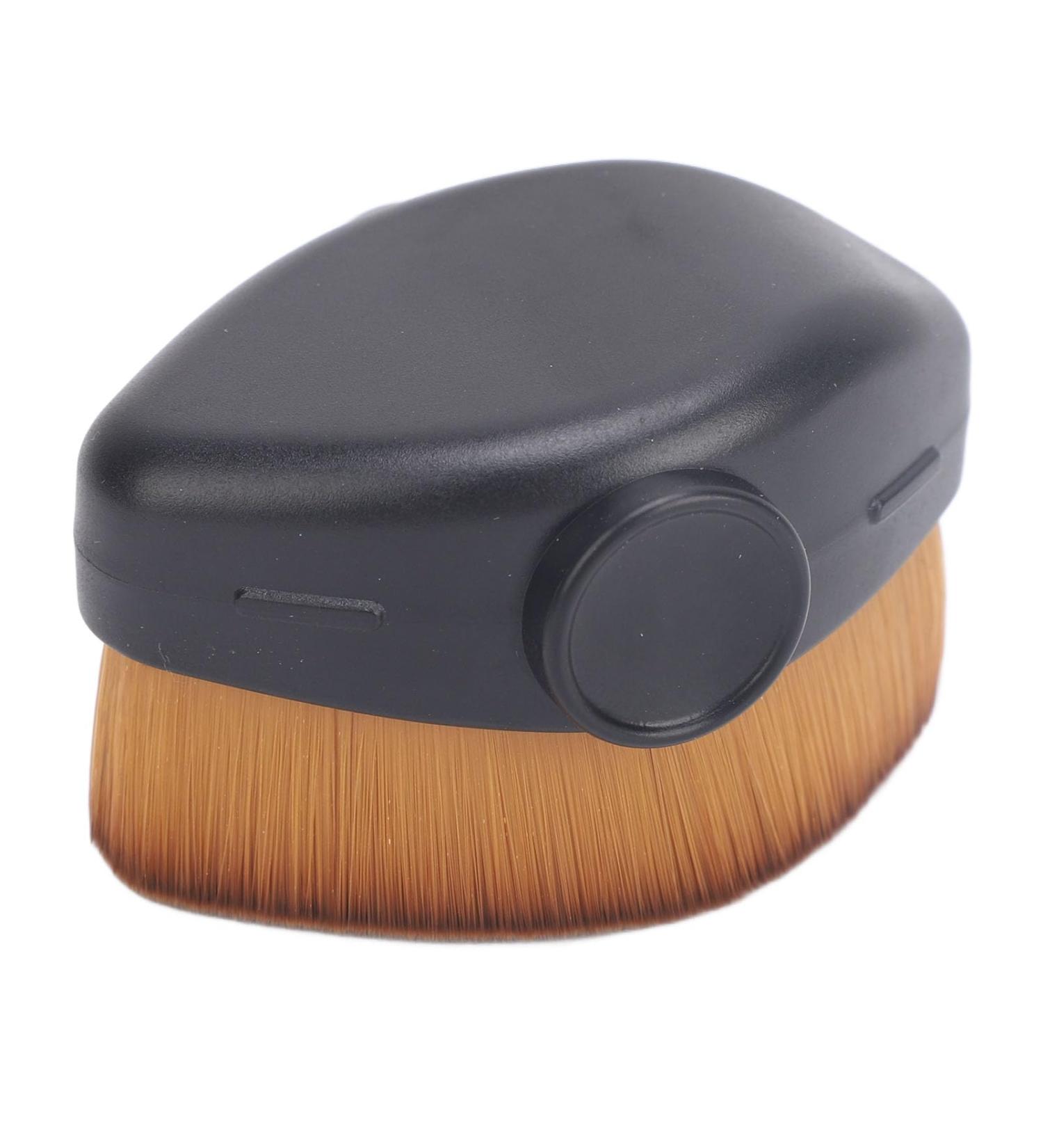 Sunscreen Brush Sun Lotion Applicator Synthetic Fiber Comfortable Grip Precise and Gentle Control Dense Bristles with Protective Cap for Travel (Brown) - Buy Online on GoSupps.com