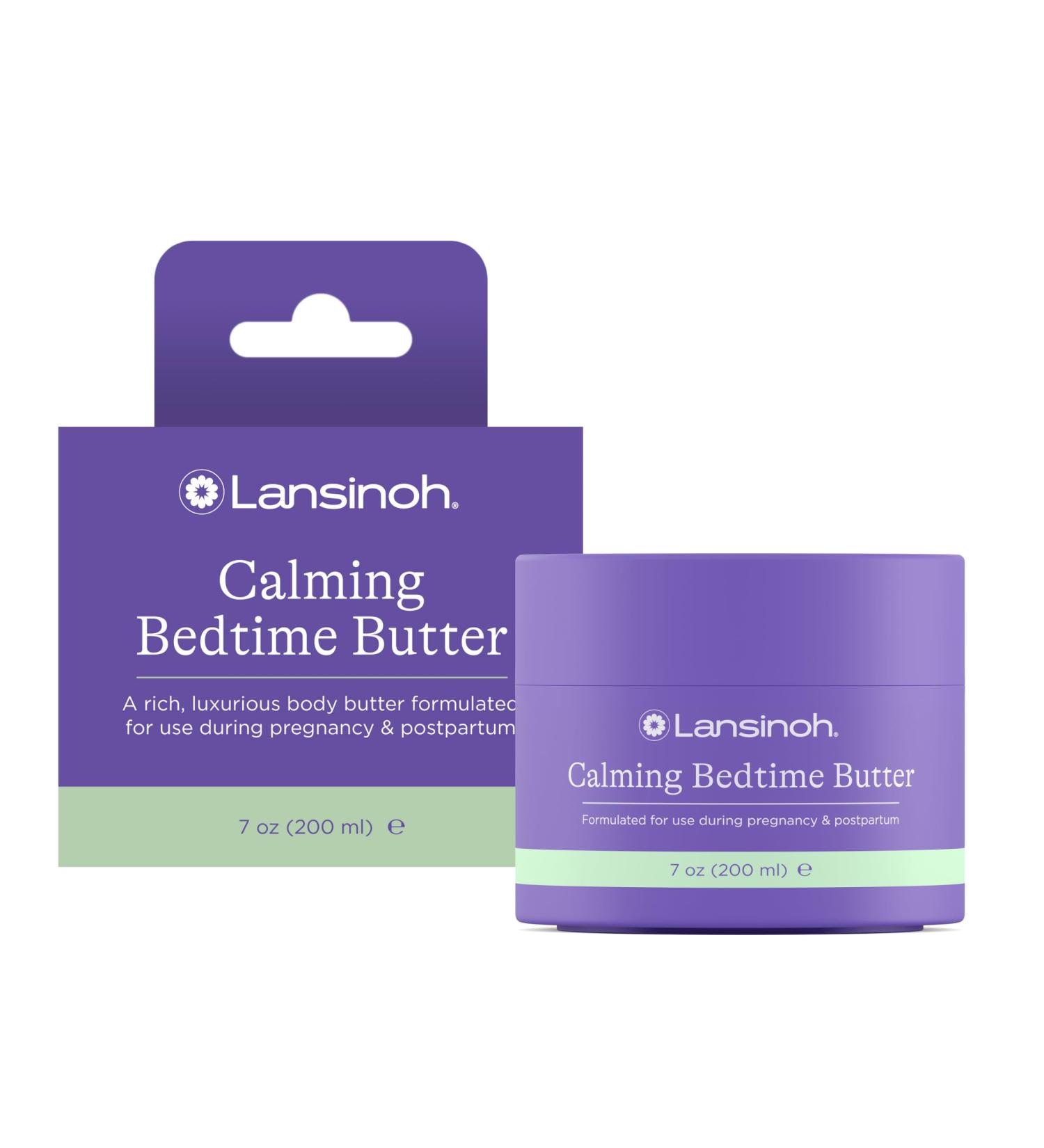 Lansinoh Magnesium Bedtime Butter Body Lotion for Pregnant Moms Calm Magnesium Lotion for Aching Muscles Lotion for Women & Soothing Massage Promote Relaxation Help Ease Cramps 7 oz. - Buy Online on GoSupps.com