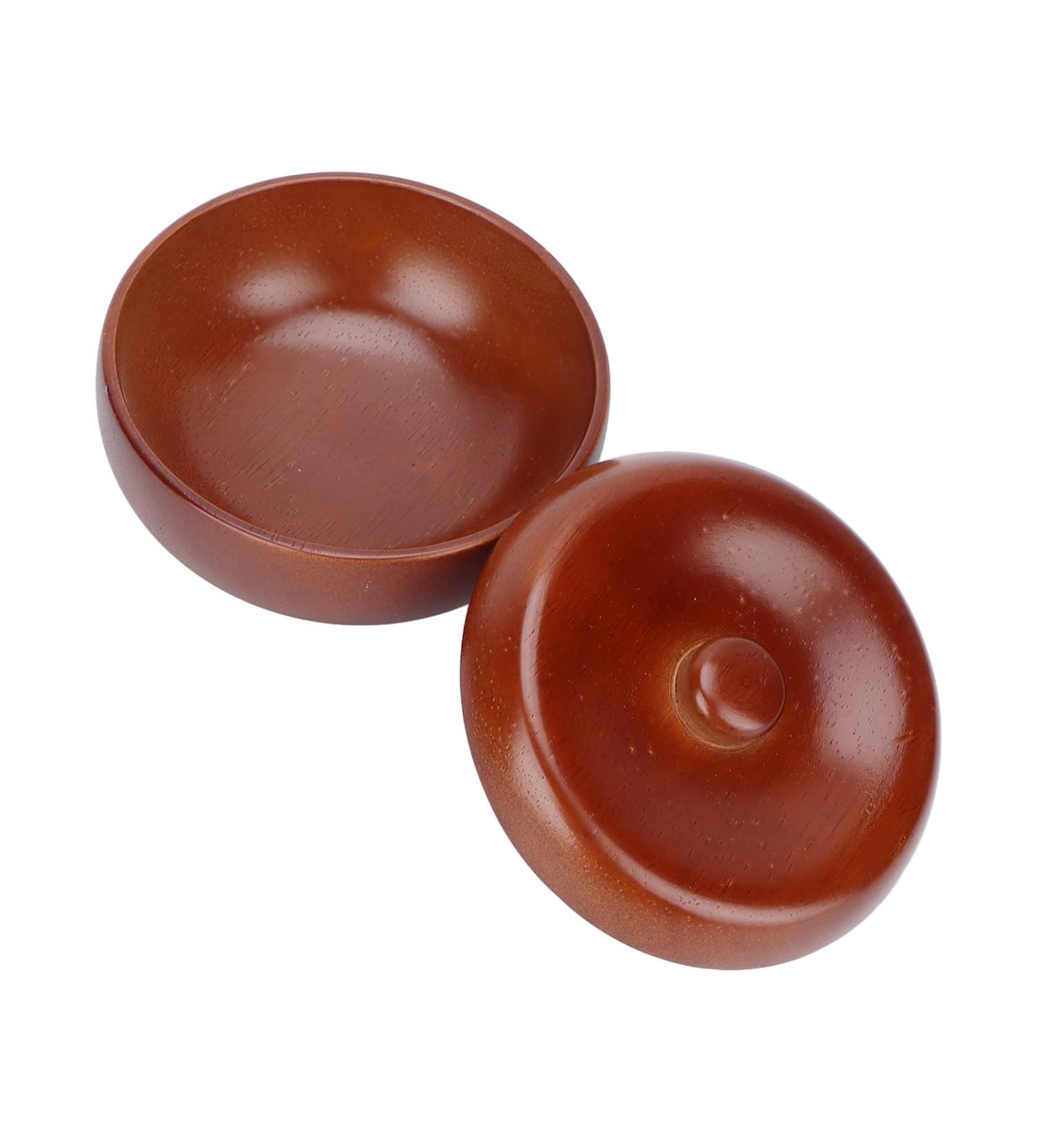 Premium Dustproof & Waterproof Wooden Shaving Soap Bowl with Lid Ideal for Cream Shaving | International Shipping Available - Buy Online on GoSupps.com