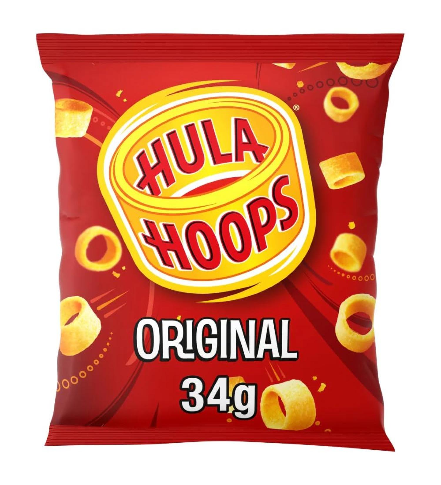 Hula Hoops Original Crisps 34g-Food