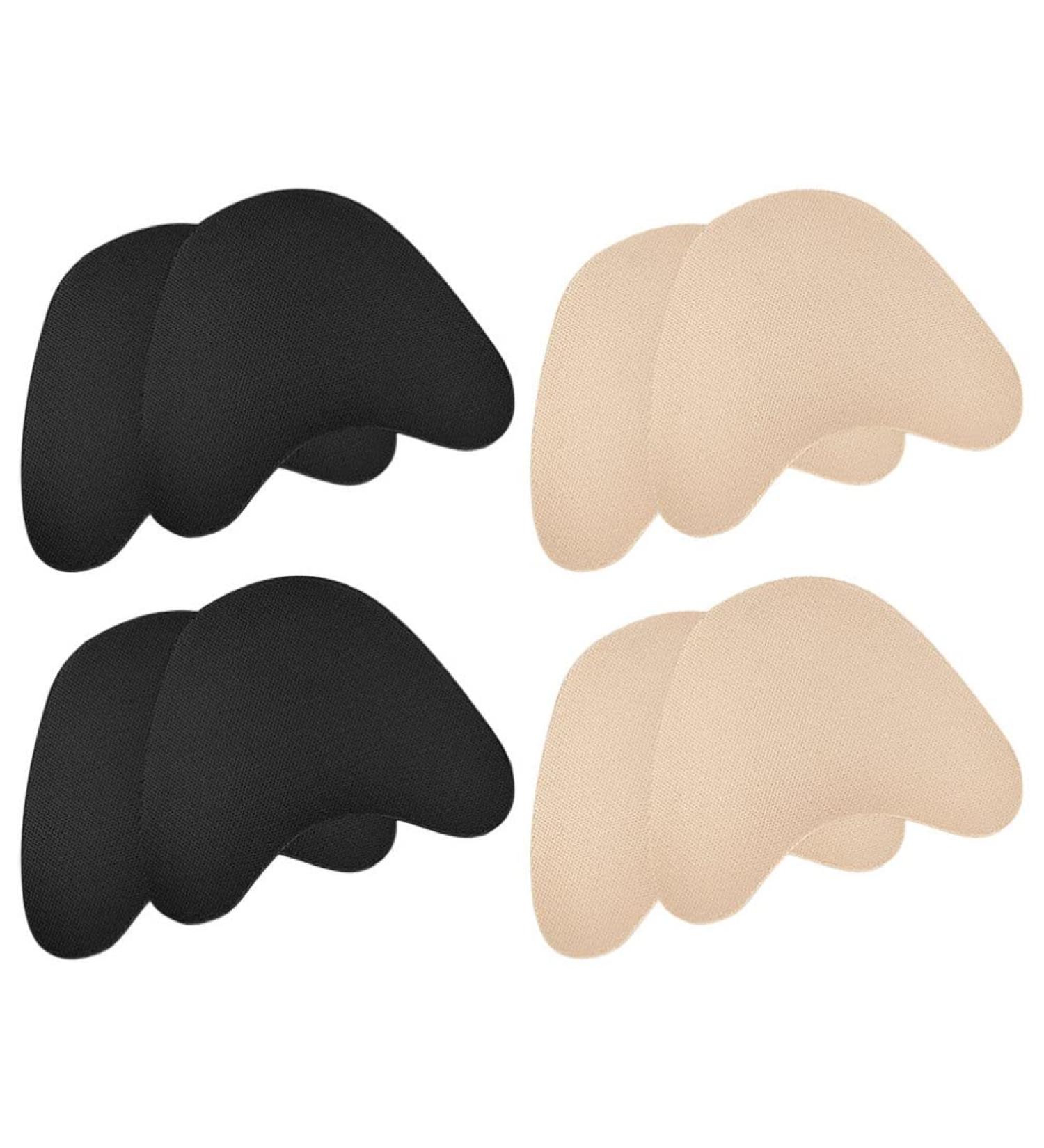 FOMIYES Women's Velvet Cloth Toe Caps - Comfortable Boot Heel Cushions & Forefoot Pads for High Heels - 4 Pairs of Sponge Insoles - Buy Online on GoSupps.com