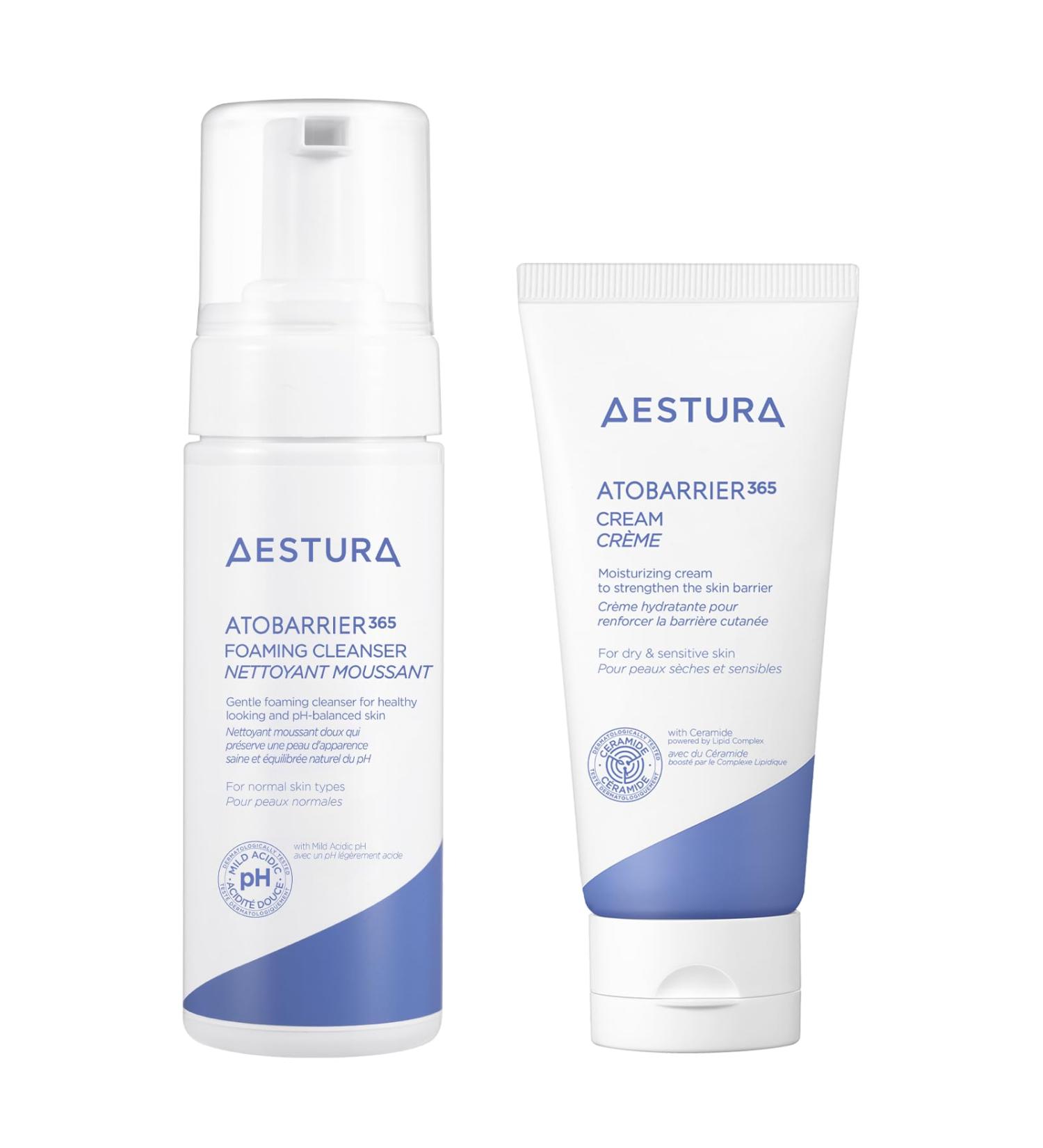 AESTURA ATOBARRIER365 Cleanser + Face Cream - Buy Online on GoSupps.com
