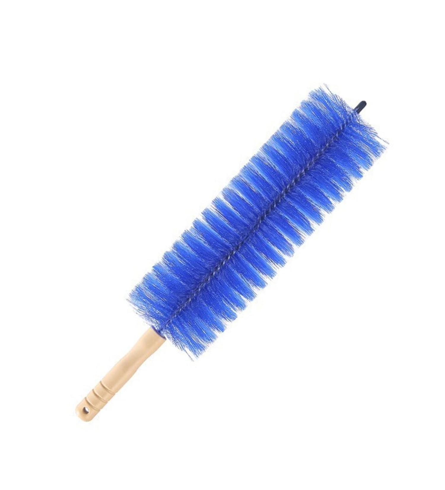 Fan Brush Soft and Dust Brush Furnitures Shutter Dust Removal Fans Dusting Tool Home Cleaning Tool Cleaner Blue Small - Buy Online on GoSupps.com