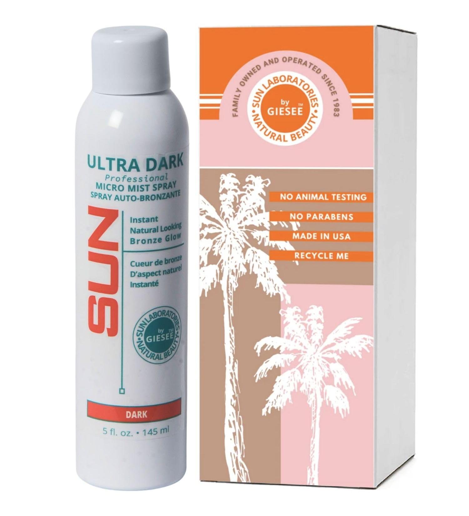 Buy Sun Laboratories Ultra Dark Micro Mist Spray Tanner - Best Self Tanning Lotion & Instant Tan Solution for a Flawless Sunless Glow - Buy Online on GoSupps.com