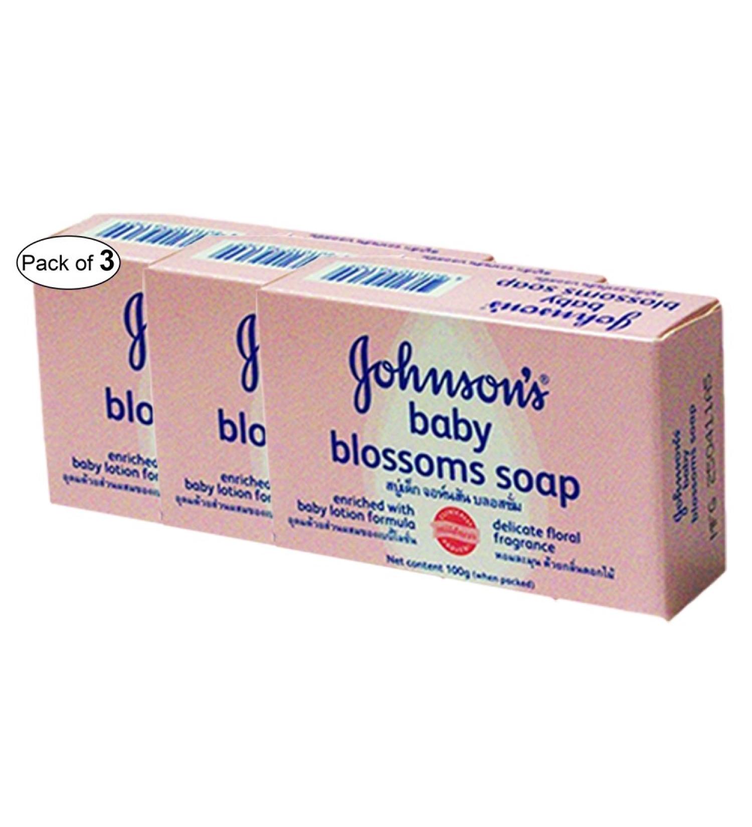 Johnson s Baby Blossoms Soap (100g Approx.) (Pack of 3)