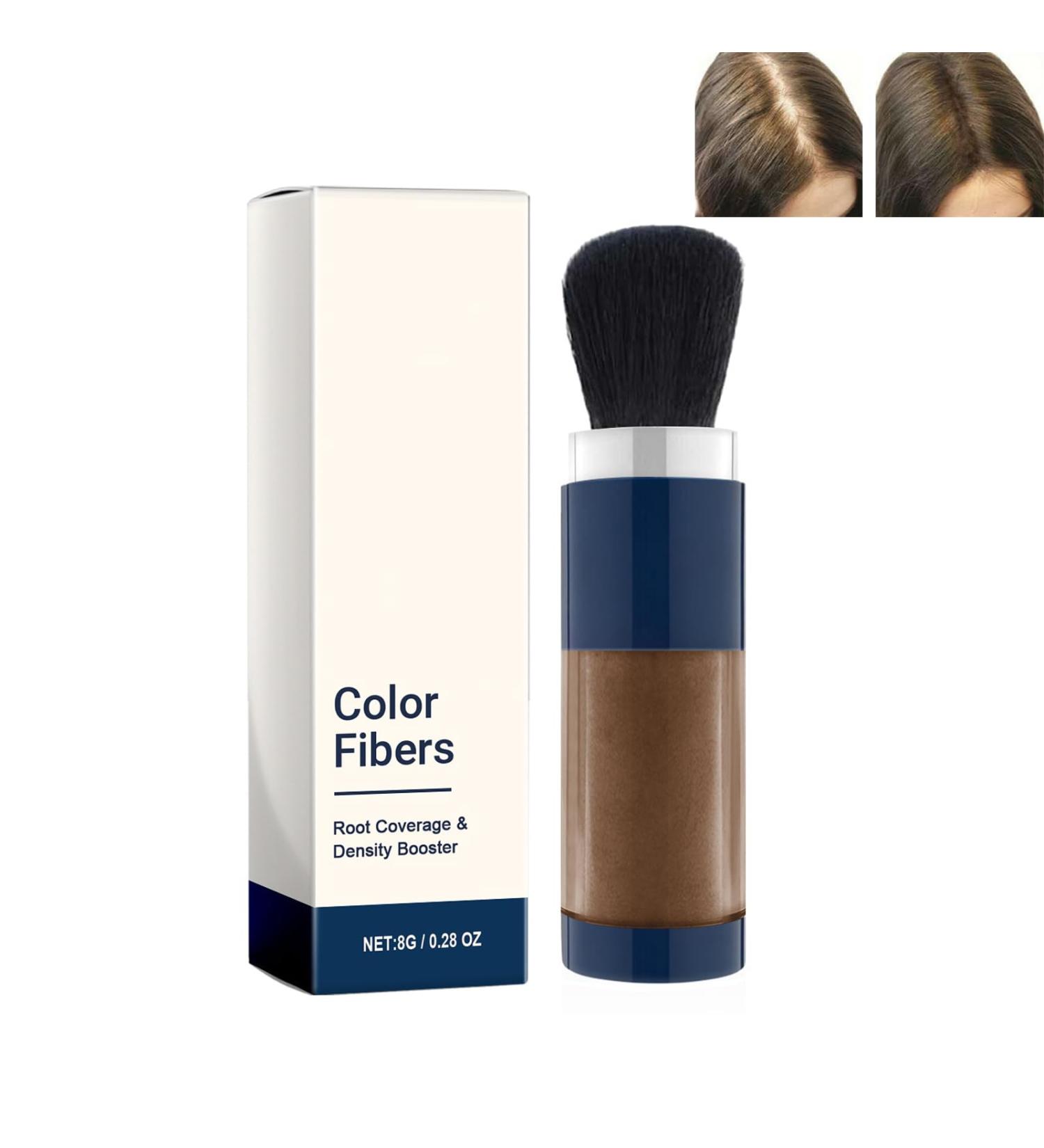 Mikabila (03) Hair Building Fibres Hair Loss Concealer Hair Fibres for Thinning Hair Hair Powder Thickener Natural Hair Filler Instantly Conceals Hair Loss Natural Hair Powder Dark Brown - Buy Online on GoSupps.com