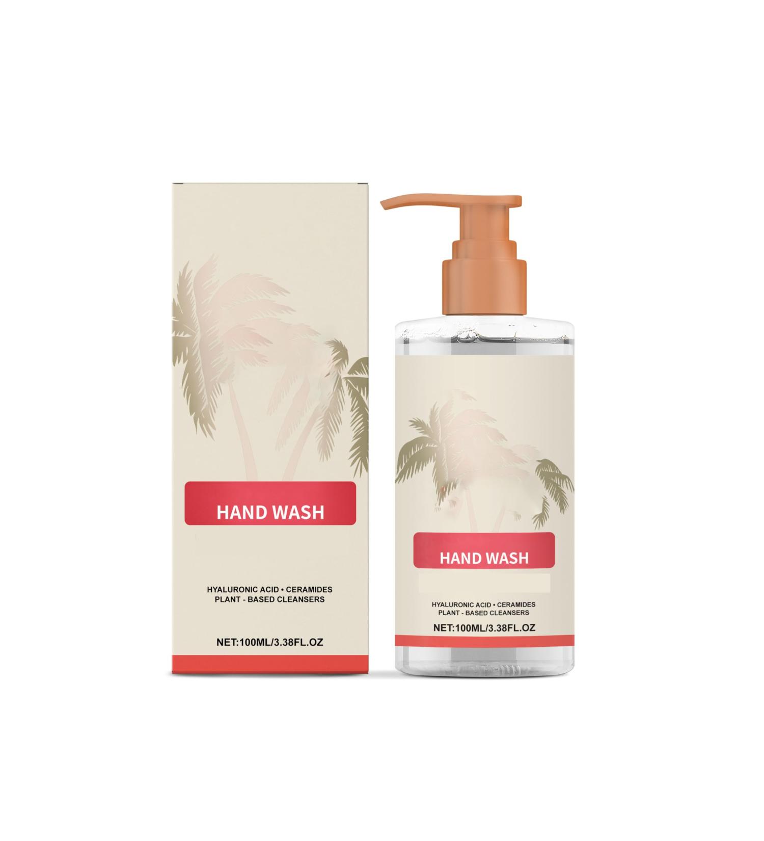 Coconut Scented Hydrating Hand Wash Plant-Based Long Lasting Scent Cleanse & Lock in Moisture 100ml / 3.38 fl oz - Buy Online on GoSupps.com