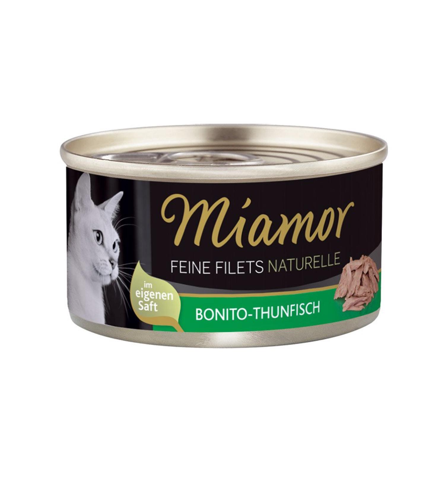 Miamor Fine Fillets Natural Bonito Tuna 24x80g Bonito Tuna