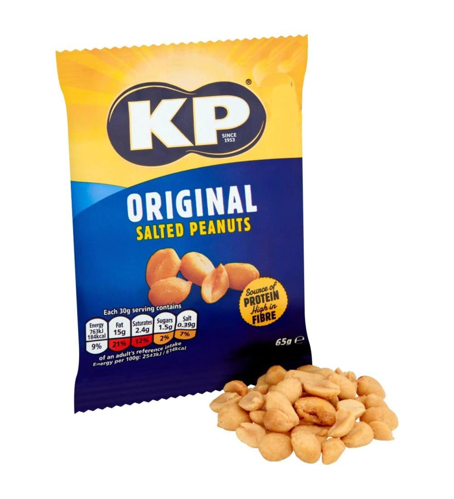 KP Original Salted Peanuts 65g-Food