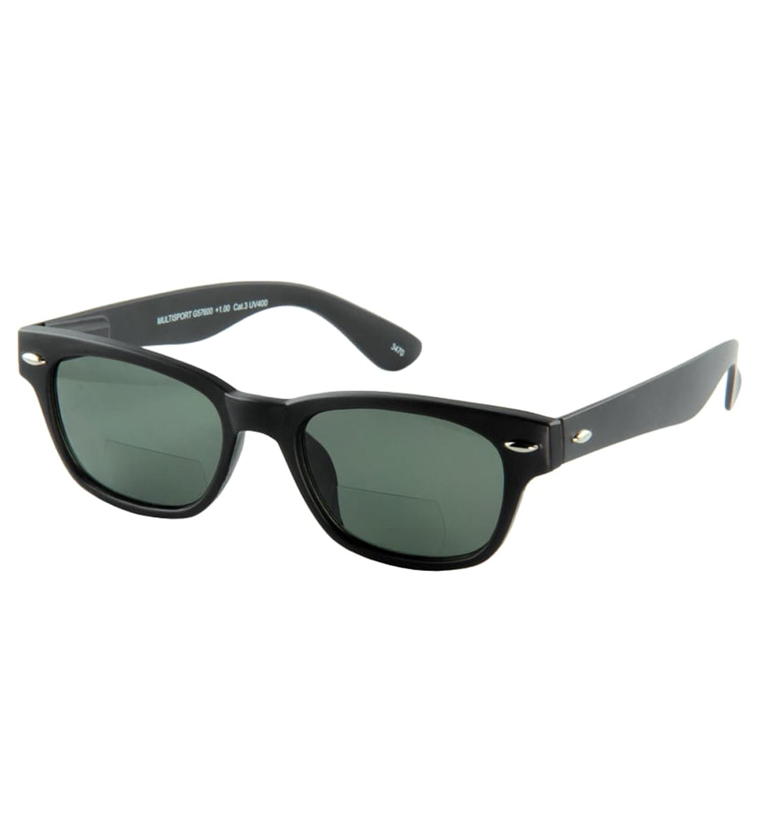 Reading glasses multisport-black with grey -Sph:+1.50