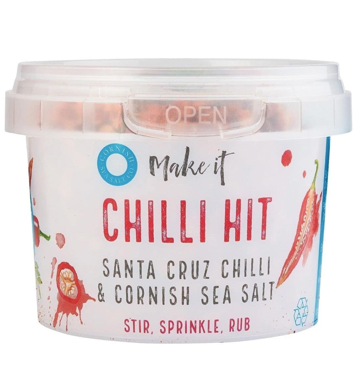 Cornish Sea Salt Chilli Pinch Pot Seasoning - 50g - Buy Online on GoSupps.com