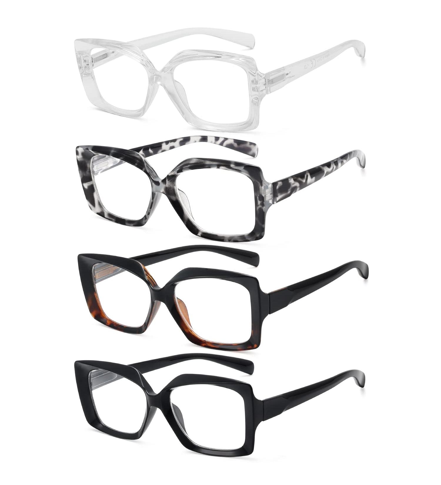 Eyekepper 4 Pack Women's Reading Glasses +1.50 - Ladies Readers 4pcs-mix 1.5x - Buy Online on GoSupps.com