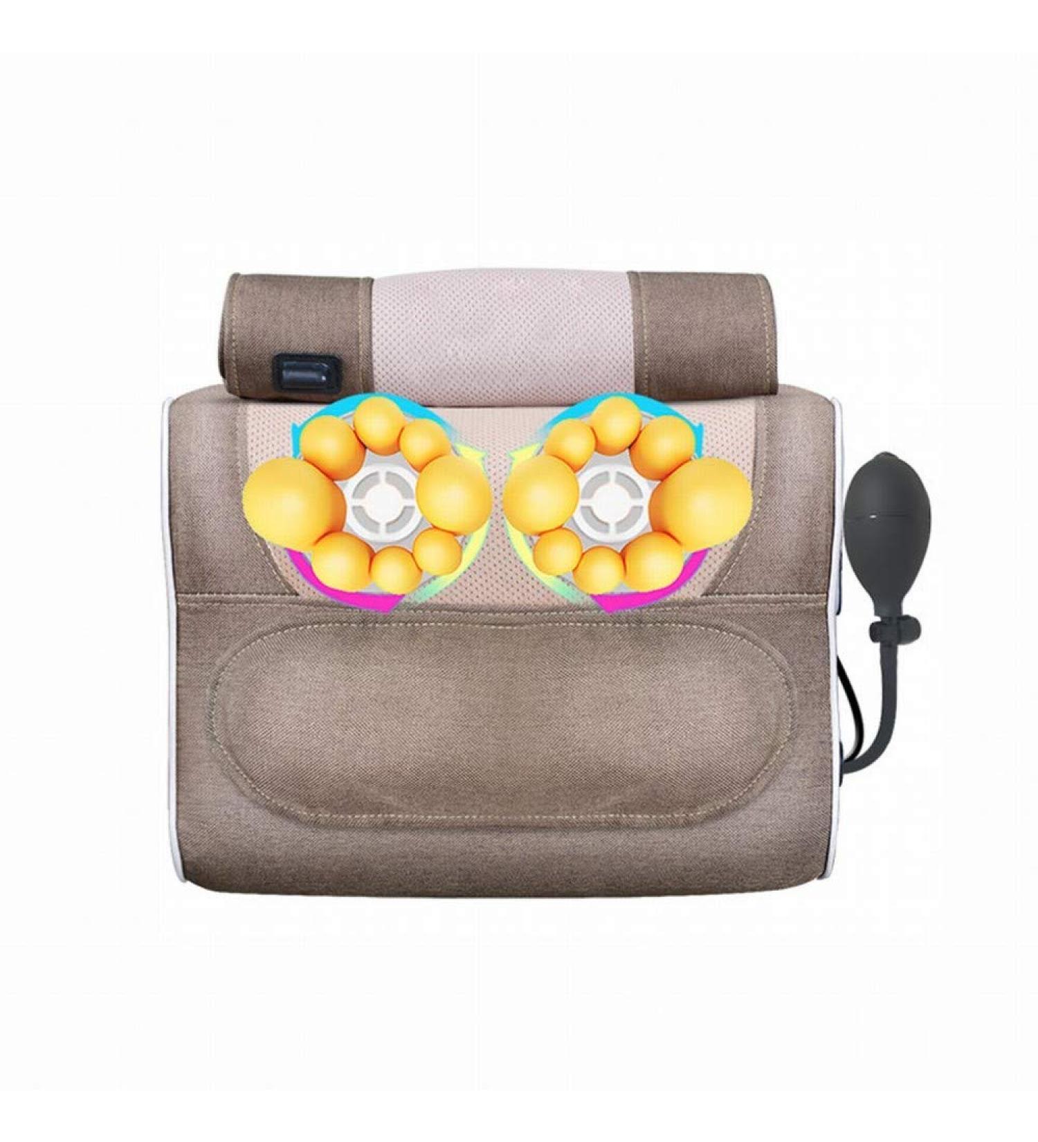 MU Deep Tissue Kneading Massager Pillow | Neck & Muscle Pain Relief | Adjustable Massage Pillow - One Size - Buy Online on GoSupps.com