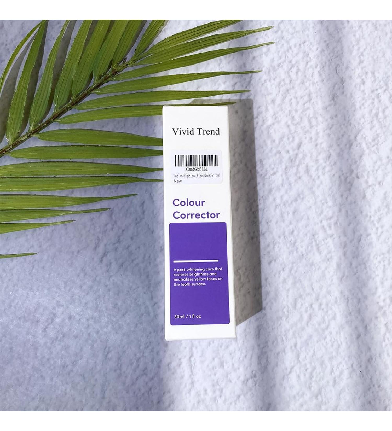 Vivid Trend Purple Colour Corrector Tooth Stain Concealer Teeth Whitening Booster - 30ml - Buy Online on GoSupps.com