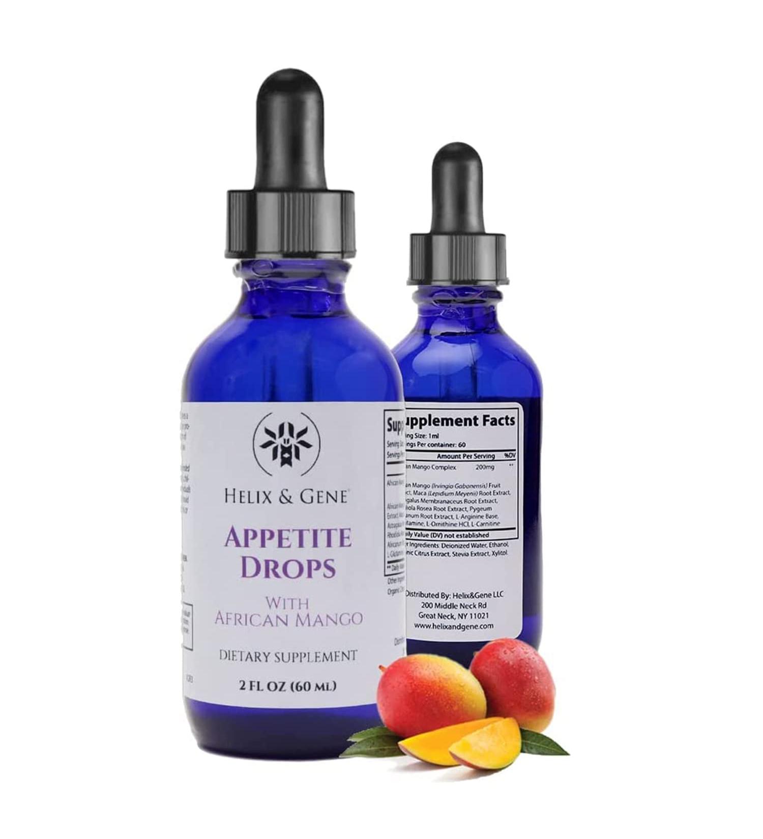 Helix & Gene Mango Diet Drops | Fast Weight Loss | Metabolism Booster | Active-8 & African Mango Complex | Made in USA | 2 Fl Oz - Buy Online on GoSupps.com