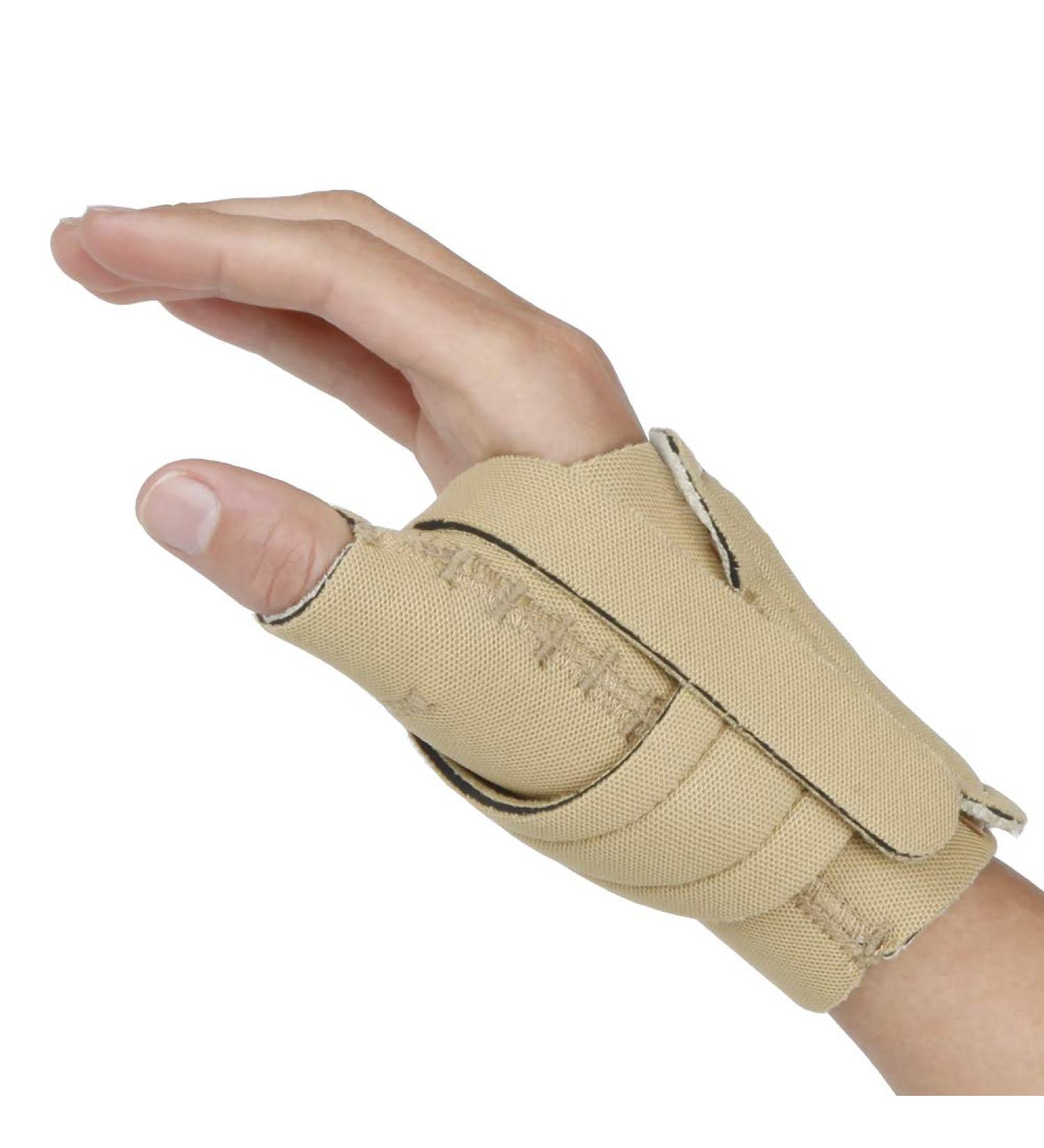 Comfort Cool Thumb CMC Restriction Splint - Beige Left Medium Plus (7-7/8" to 8-1/4") | International Shipping - Buy Online on GoSupps.com