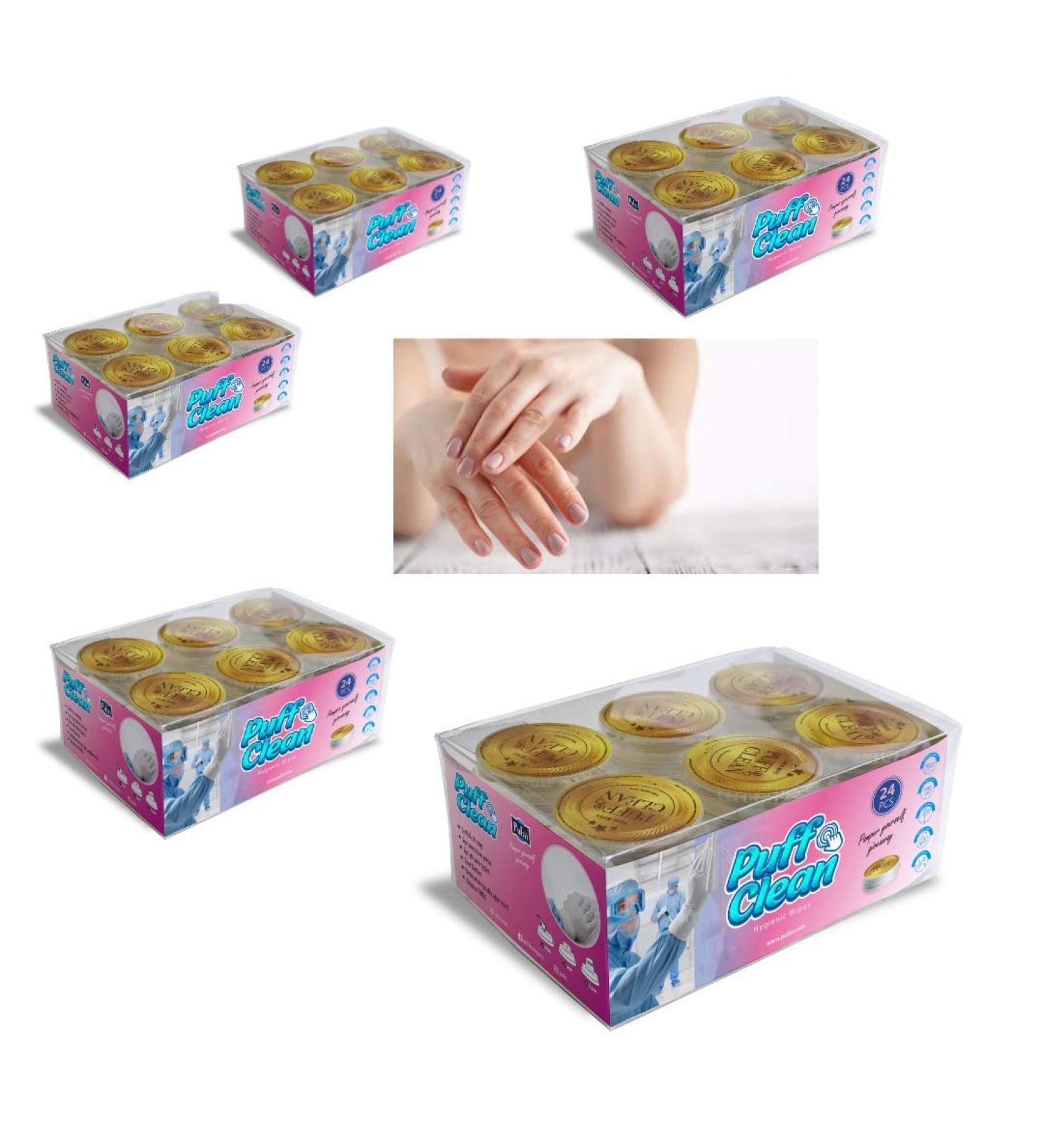Pufai Puff Clean Hygienic Cleaning Wipes 120 Capsules 5 Boxes - Buy Online on GoSupps.com