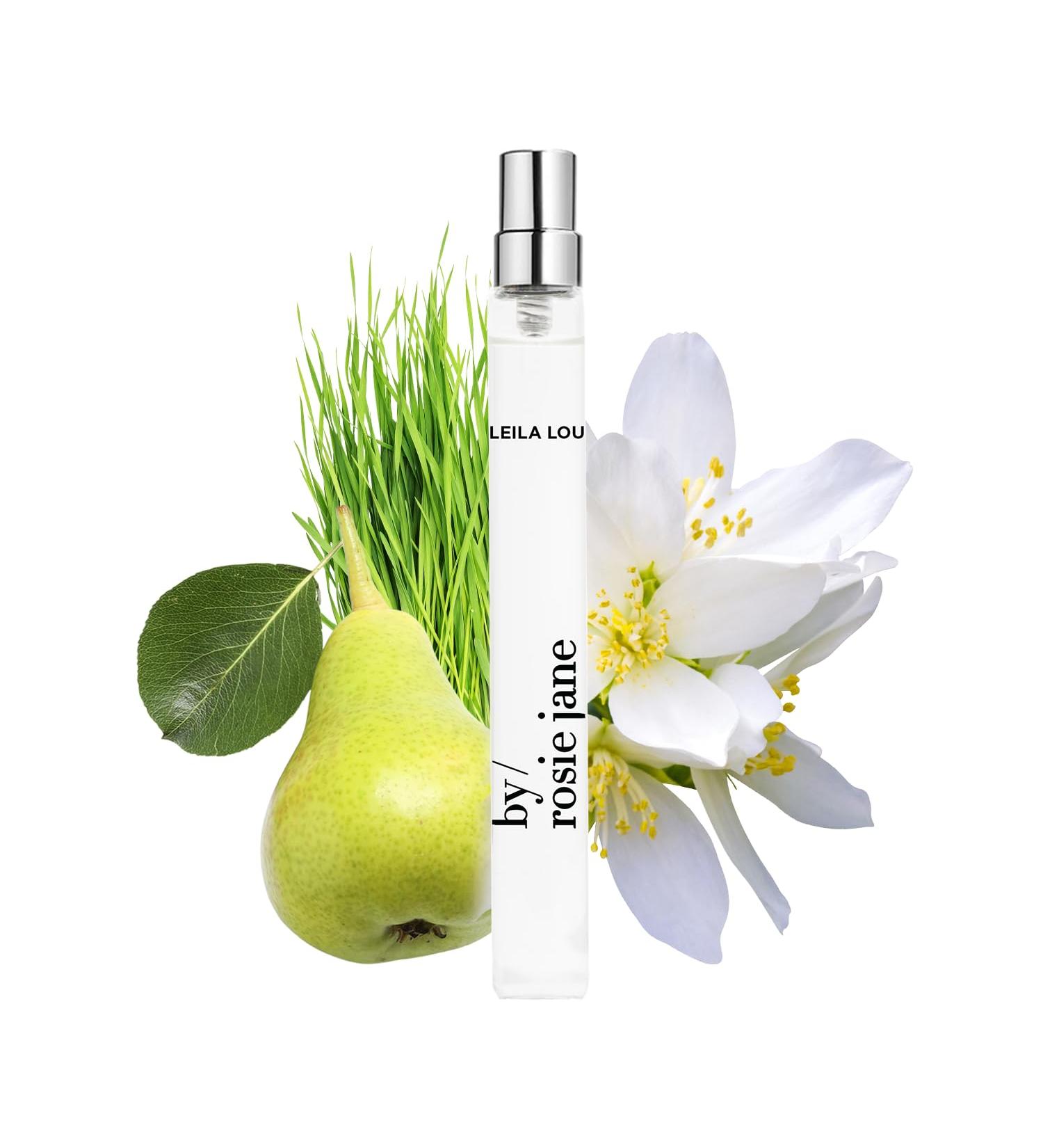 By Rosie Jane Eau De Parfum Travel Spray (Leila Lou) - Clean Perfume for Women - Essential Oil Mist with Notes of Jasmine Pear Fresh Cut Grass - Women's Fragrances (10ml) Leila Lou (Pear) 0.34 Fl Oz (Pack of 1) - Buy Online on GoSupps.com