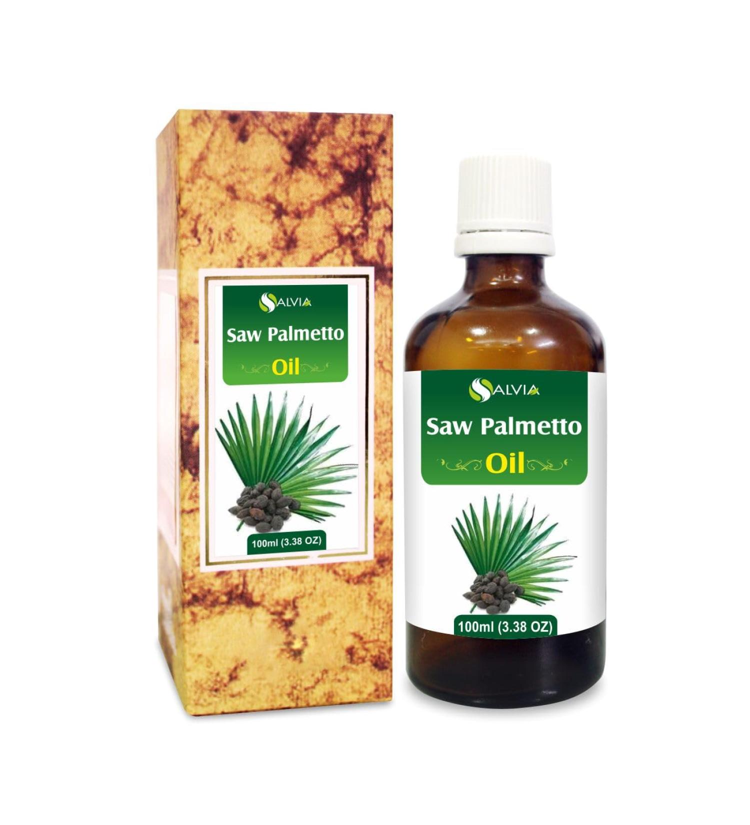 Saw Palmetto Oil (Serenoa Repens) | Pure And Natural Cold-Pressed Oil | Moisturize And Nourish Skin Prevent Hair Loss| Used In Cream Lotion Shampoo Serum And Many Others - 100ML Saw Palmetto 100 ml (Pack of 1) - Buy Online on GoSupps.com
