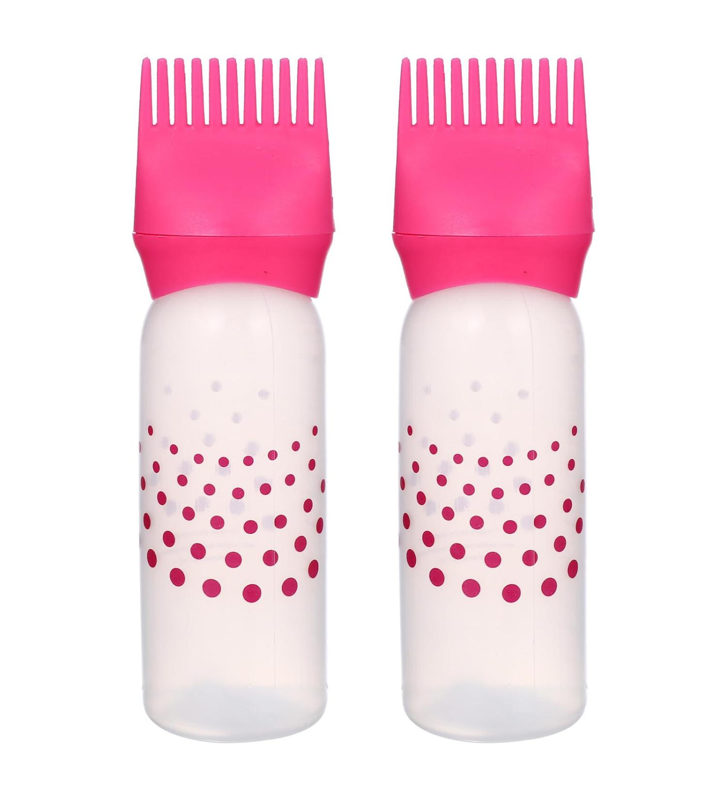 STOBAZA 2 pi ces Bouteille Teinture Cheveux Rose Applicateur Coloration Capillaire avec Graduation pour Salon et Domicile Distribution Uniforme Cheveux - Buy Online on GoSupps.com