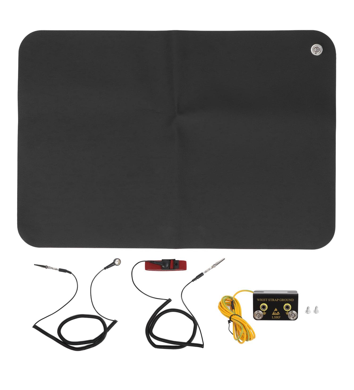 Ergonomic Equipment Mouse Pad with Bracelet - Reduces Inflammation Relieves Pain & Eliminates Static - 275x400 mm Office Ground Mat - Buy Online on GoSupps.com