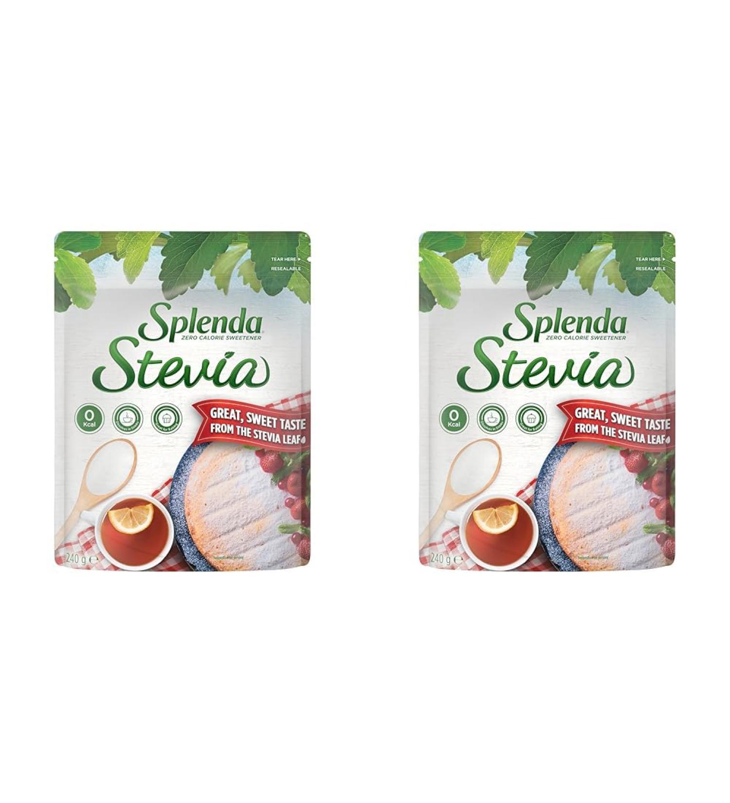 Splenda Stevia No Calorie Sweetener For Baking - 240G (Pack of 2) - Buy Online on GoSupps.com