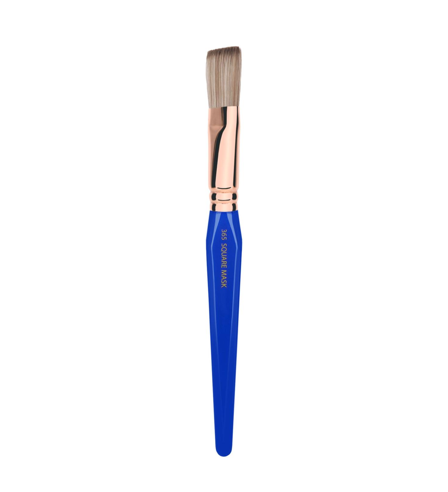 Bdellium Tools Professional Makeup Brush - Golden Triangle 365 Square Mask | Vegan Soft Synthetic Fibers for Face Masks (Blue - 1pc) - International Shipping Available - Buy Online on GoSupps.com