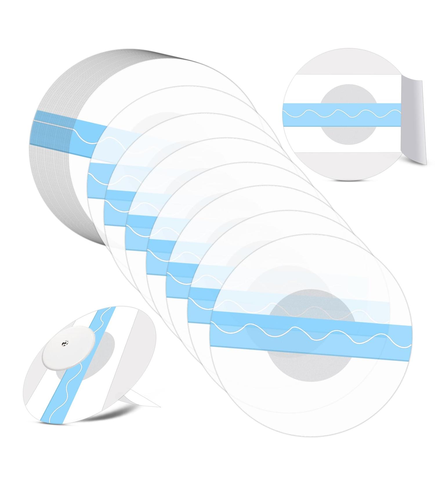Acwoo Freestyle Libre 3 Plasters - 35 Waterproof & Skin-Friendly Patches for Swimming & Bathing | Transparent Self-Adhesive Libre Patch - Buy Online on GoSupps.com
