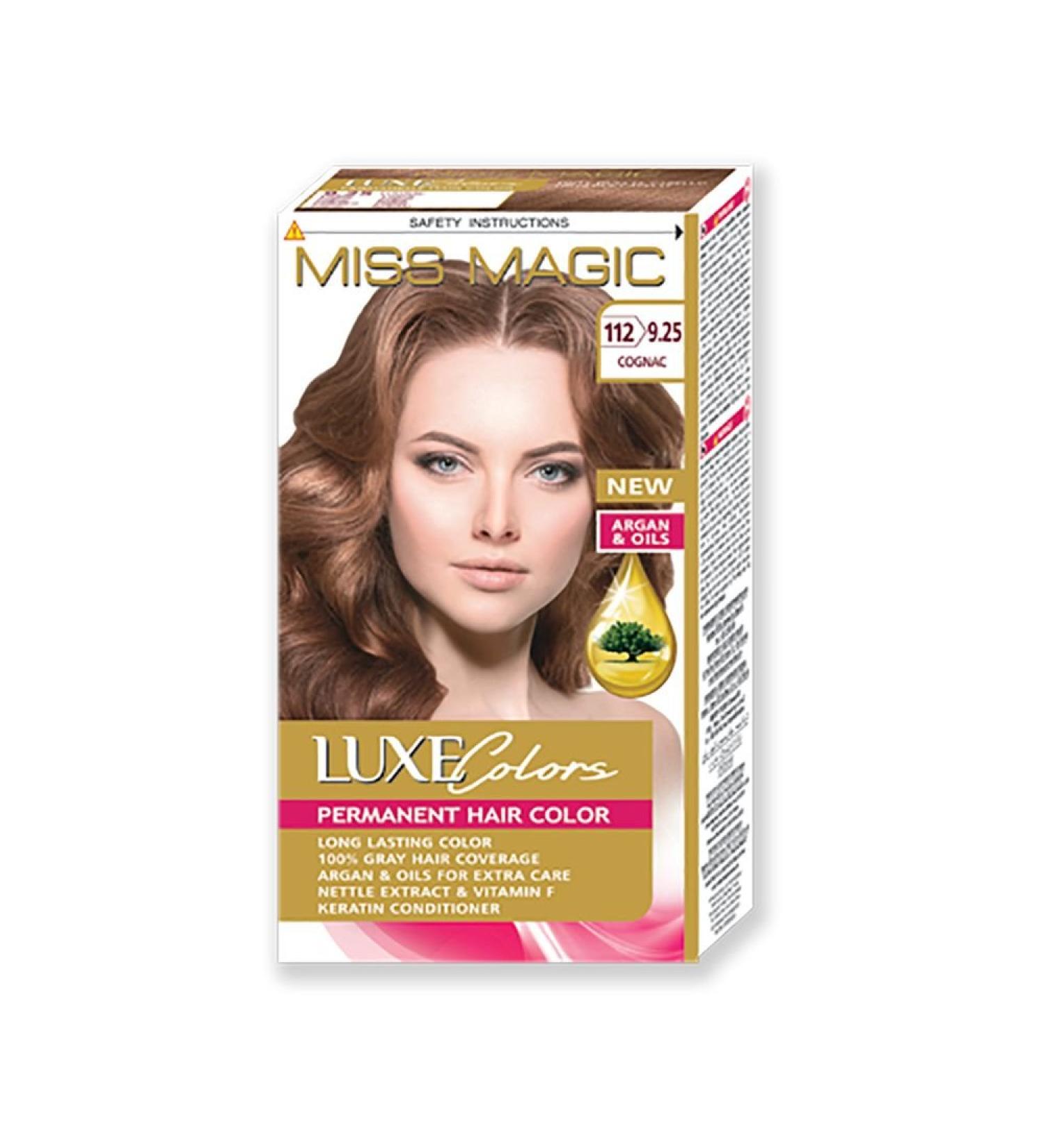 HAIR DYE MISS MAGIC COGNAC HAIR COLOUR WITH ARGAN