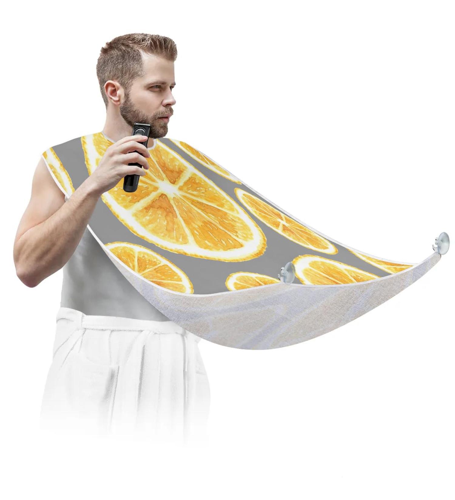 Beard Bib Apron for Men - Waterproof Hair Catcher & Grooming Cloth | Non-Stick Beard Trimming Cape - Buy Online on GoSupps.com