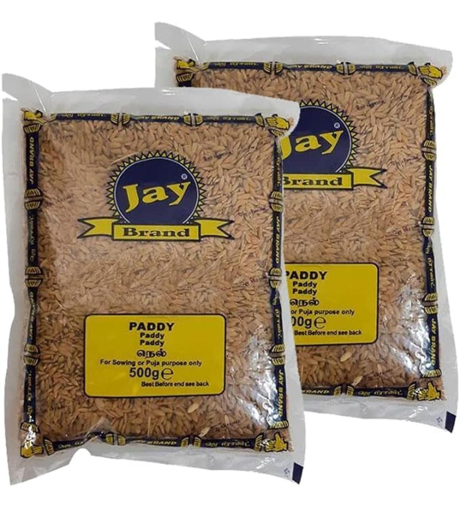 Jay Brand Paddy Seeds | 500G | Corny in Flavor | Rich Protein And Fiber | Rice Seeds | Indian Origin (Pack of 2) - Buy Online on GoSupps.com