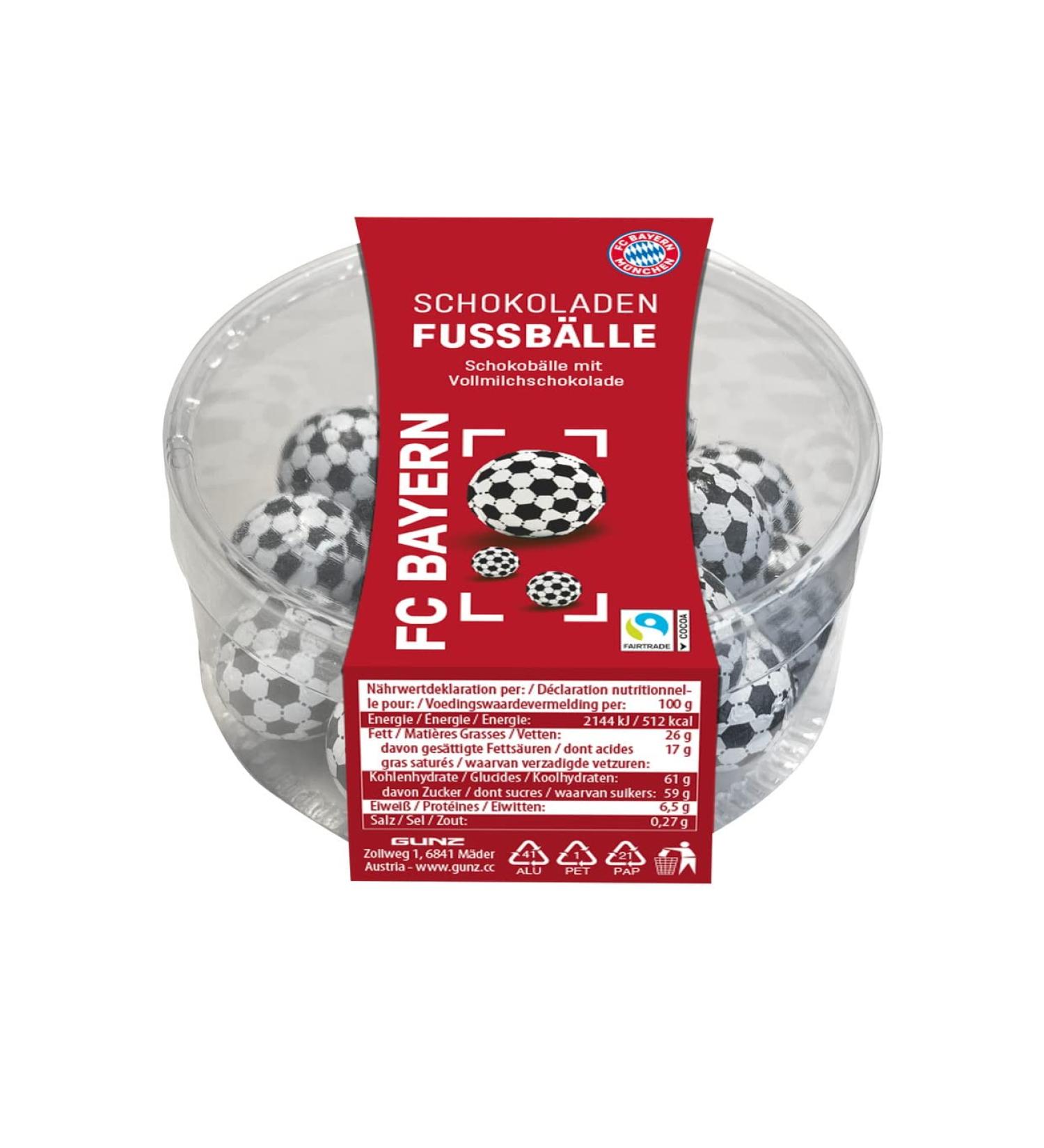 FC Bayern Munich FCB Chocolate Footballs Chocolate Football 125g 0095030