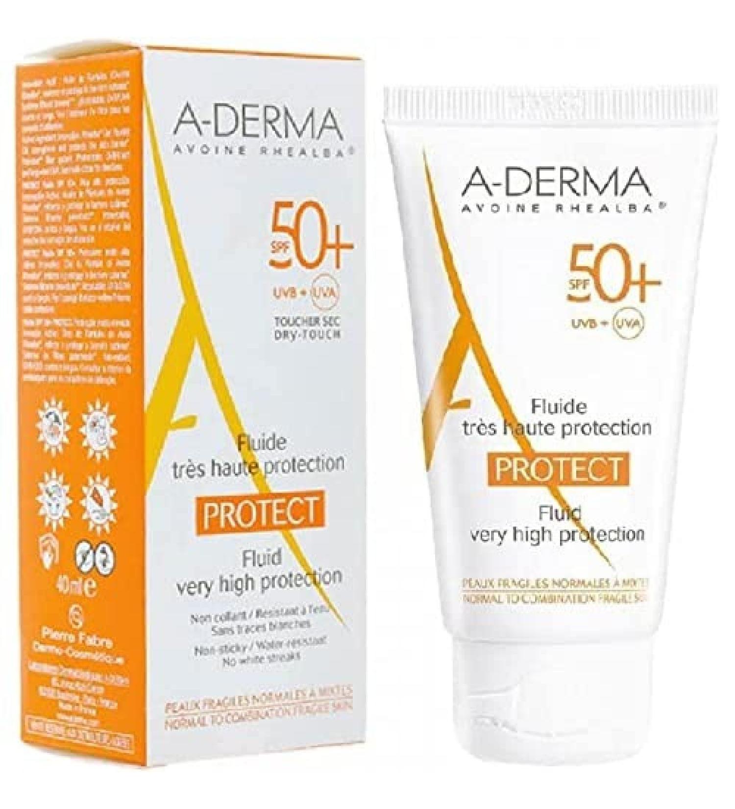 ADERMA Facial Sun Cream 150g - Best Sunscreen for All Skin Types | International Shipping Available - Buy Online on GoSupps.com